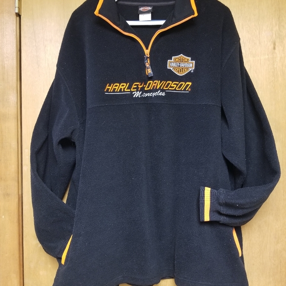 Harley-Davidson Other - Harley Davidson 1/4 zip fleece LS top